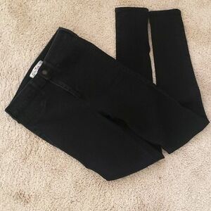 Hollister, high rise black jeans - Size 3R